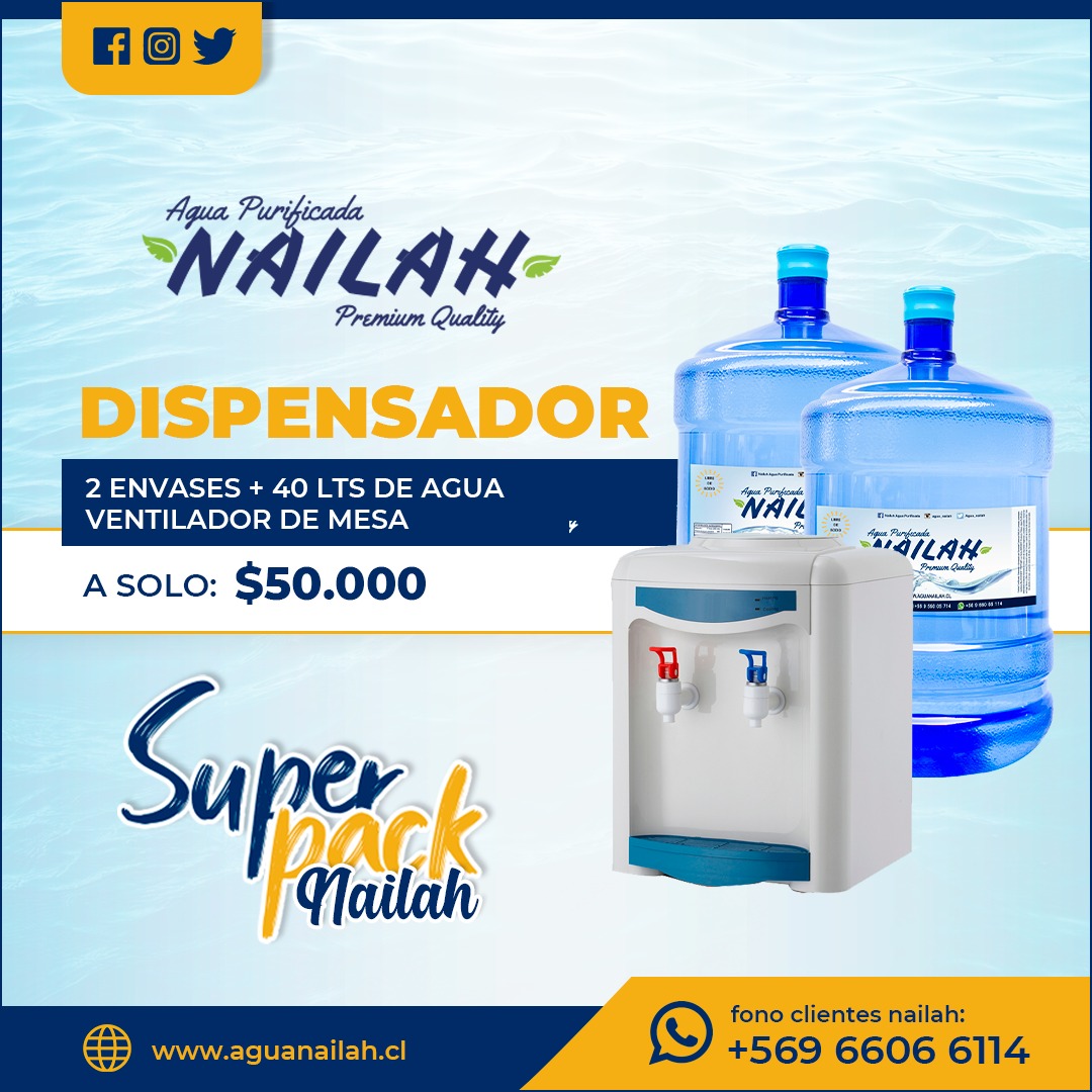 Pack Mesa Ventilador Envases 20 litros