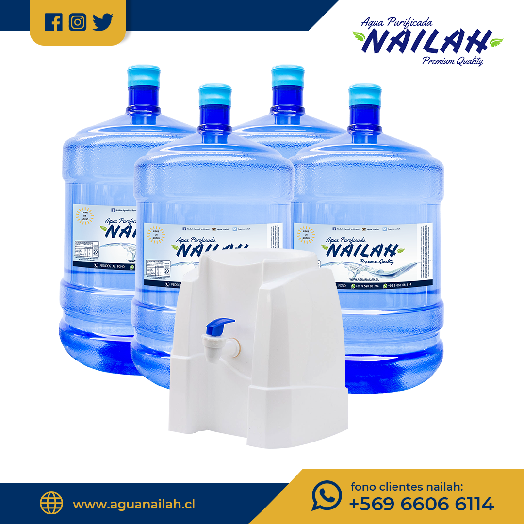 Pack 4 Envases de 20 litros